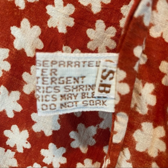 Fabindia Boho style cami red beaded tassels like new! - Picture 10 of 15